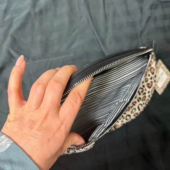 Brighton Wild Leopard Crossbody Belt Bag - Picture 3 of 6